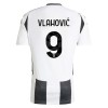 Maillot de Supporter Juventus Vlahovic 9 Domicile 2024-25 Pour Enfant